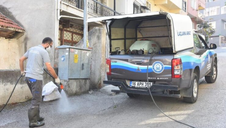 Yıldırım’da 71 Mahalle İlaçlandı