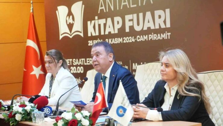 14. Antalya Kitap Fuarı 25 Ekim’de Başlayacak