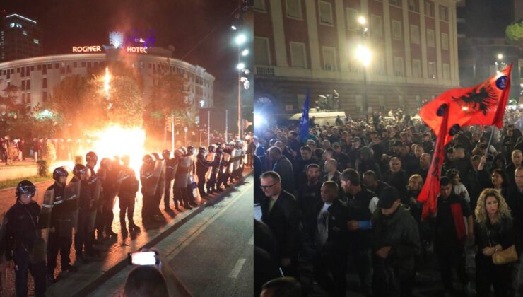 Arnavutluk’ta Hükümet Karşıtı Protesto