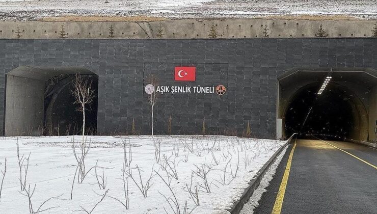 Aşık Şenlik Tüneli’nin 2. Tüpü Yarın Açılacak