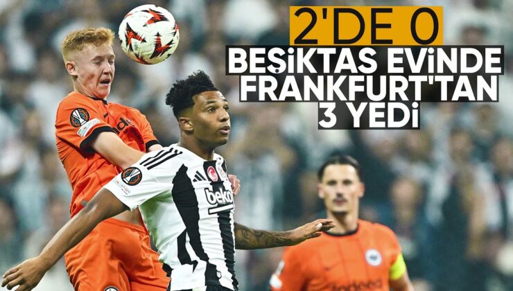 Beşiktaş Evinde Frankfurt’a Yenildi