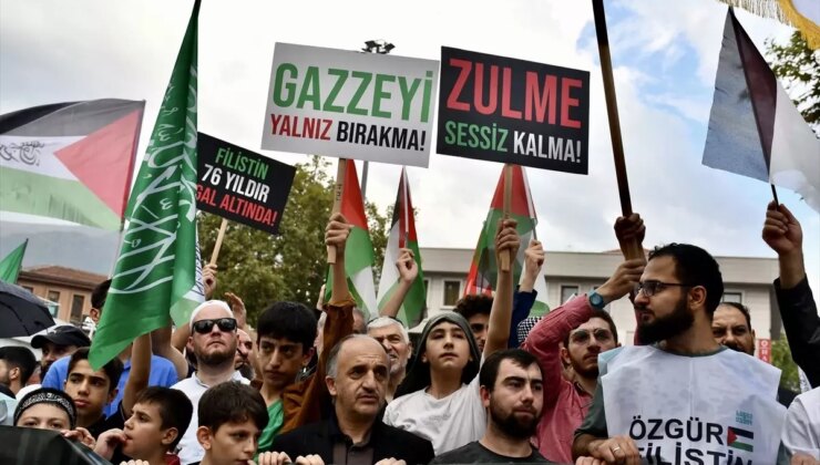 Bursa, Eskişehir, Kütahya ve Bilecik’te İsrail’in Gazze Ataklarına Protesto