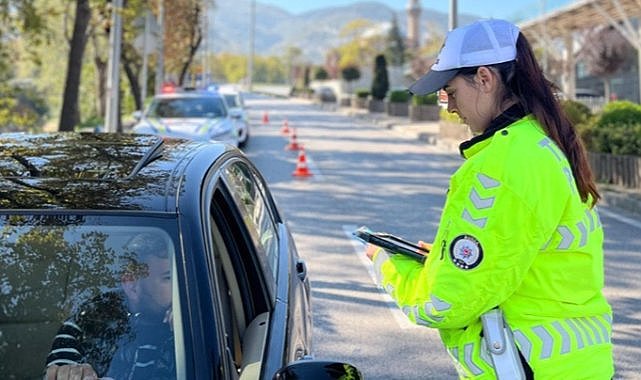 Bursa’da Trafik Kontrollerinin Verileri Paylaşıldı