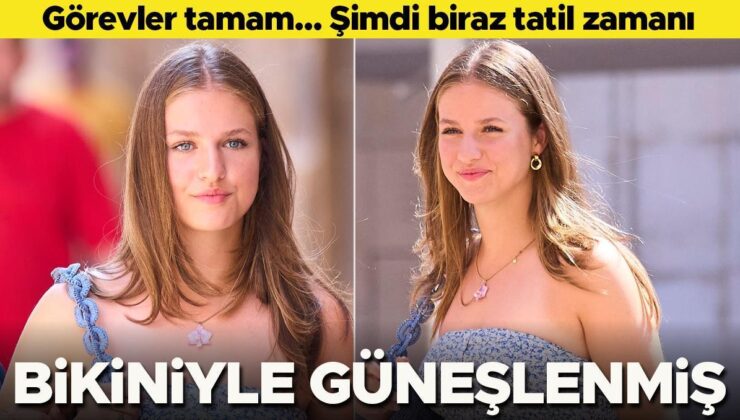 Bütün Misyonlar Tamam, Şimdi Tatil Vakti… Bikiniyle Güneşlenmiş