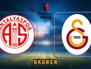 Canlı | Galatasaray, Antalyaspor Deplasmanında! Süper Lig Heyecanı