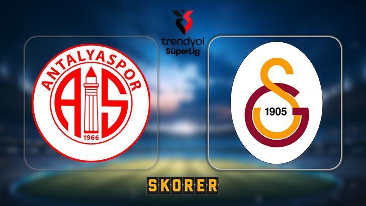 Canlı | Galatasaray, Antalyaspor Deplasmanında! Süper Lig Heyecanı