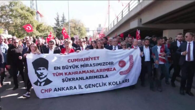 CHP’nin Cumhuriyet Yürüyüşü Başladı: Atatürk’ün Emanetine Hürmet Duymayanlara İnat Cumhuriyet’e Sahip Çıkıyoruz