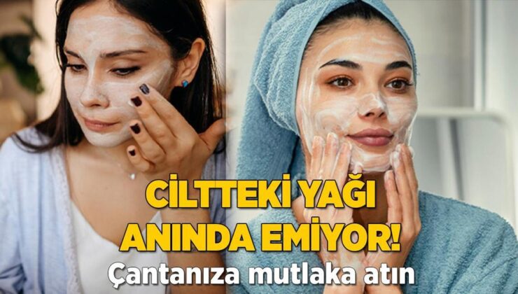 Ciltteki Yağı Anında Emiyor! Çantanıza Kesinlikle Atın, Kurtarıcı Ürün