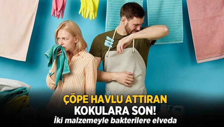 Çöpe Havlu Attıran Kötü Kokulara Son! İki Materyalle Bakterilere Elveda