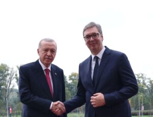 Cumhurbaşkanı Erdoğan, Mevkidaşı Vucic ile Bir Araya Geldi: Sırbistan’la Münasebetlerimizde Altın Çağı Yaşıyoruz