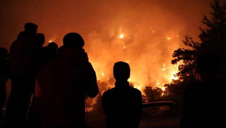 Dalaman’da Orman Yangını: İki Hanede 11 Kişi Tahliye Edildi