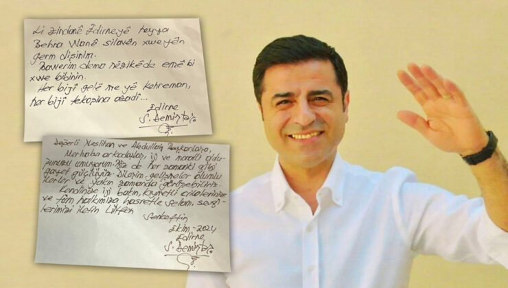 Demirtaş’tan Zeydan ve Şedal’a: ‘Dilerim, Yakın Zamanda Görüşebiliriz’