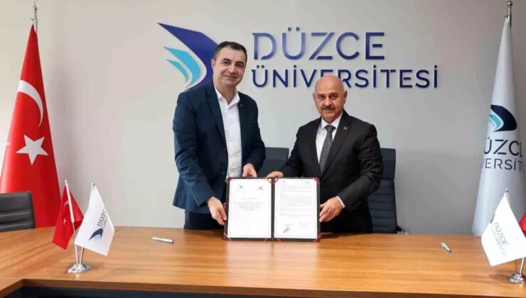 Düzce Üniversitesi ile Tb Sewtech Turkey Otomotiv Arasında Eğitim İş Birliği Protokolü İmzalandı