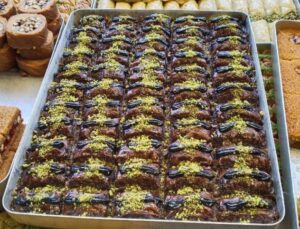 Edirne’de Dubai Baklavası Yapıldı