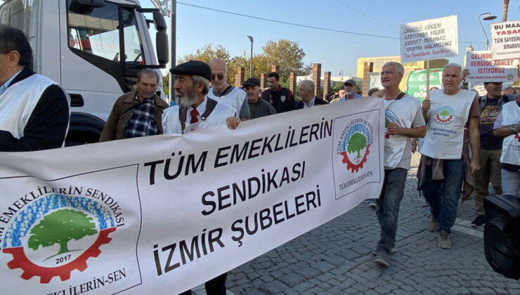 Emeklilerden Yoksulluğa Karşı “İnsan Zinciri” Yürüyüşü