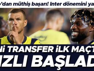 Fenerbahçe’de Saint-Maximin Hızlı Başladı! Edin Dzeko’dan Fevkalade İstatistik