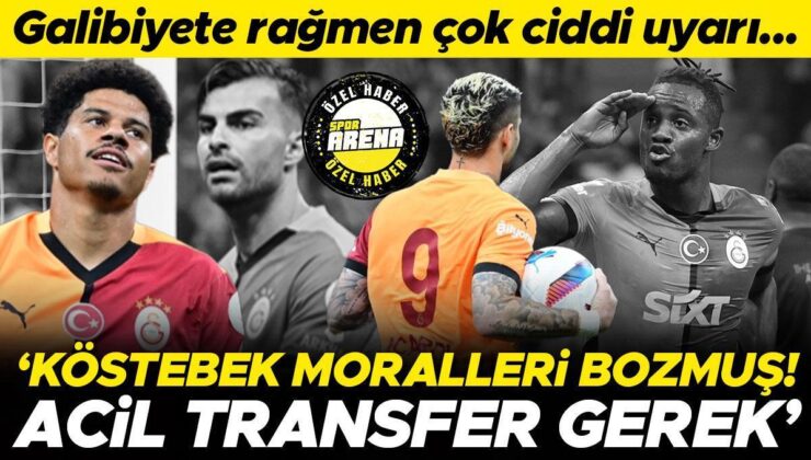 Galatasaray – Hatayspor Maçının Ardından Çok Önemli Uyarı: Köstebek Moralleri Bozmuş | Acil Transfer Gerekiyor