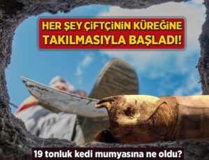 Her Şey Çiftçinin Küreğine Takılmasıyla Başladı! 19 Tonluk Kedi Mumyasına Ne Oldu?