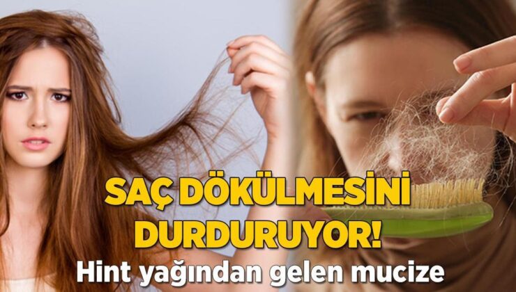 Hint Yağından Gelen Mucize Saç Dökülmesini Kesiyormuş! Kökünü Besleyecek