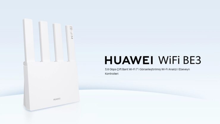 Huawei Wifi Be3 Wi-Fi 7 Router Türkiye’de Satışa Çıkıyor