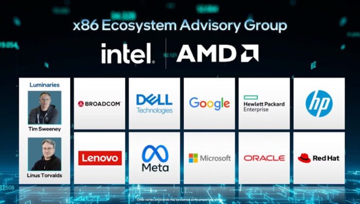 Intel ve AMD, X86 Ekosistem İstişare Grubu’nu Kurdu