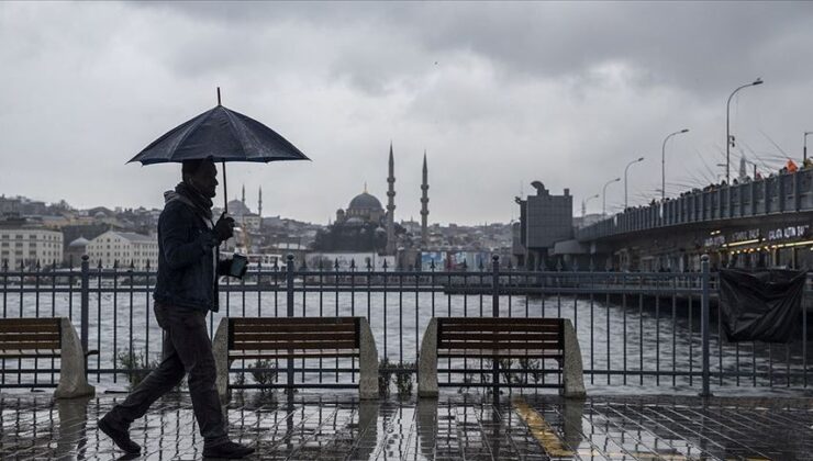 İstanbul’da Beklenen Yağış Başladı