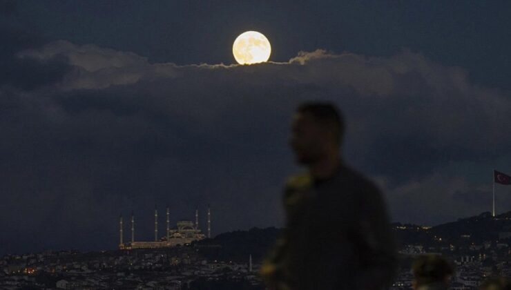 İstanbul’dan Süper Ay Görüntüleri