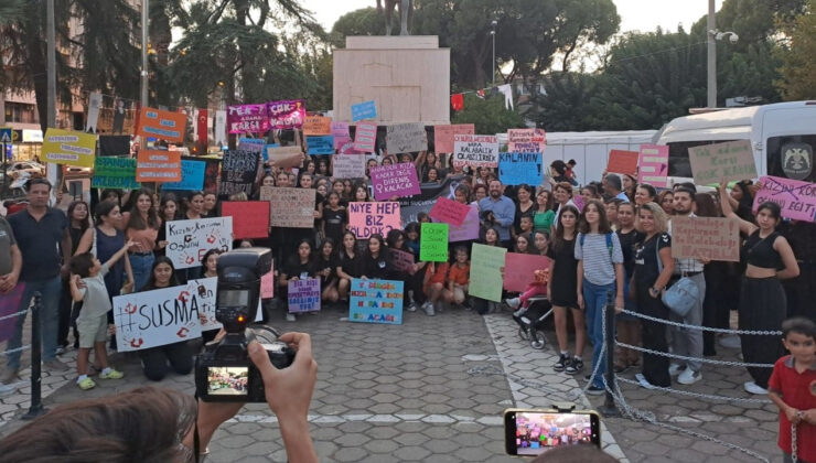 İzmir’de Eğitim Sendikalarından Ömk ve Kadına Şiddete Hayır Eylemi