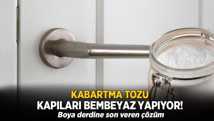 Kabartma Tozu Kapıları Bembeyaz Yapıyor! Boya Derdine Son Veren Çözüm