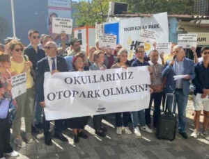 Kadıköy’de ‘Okullar Otopark Olmasın’ İsyanı