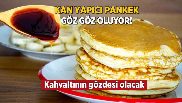 Kahvaltı Yapmak İçin Can Atacaksınız! Kan Yapan Pankek Göz Göz Oluyor, Tadı Nefis