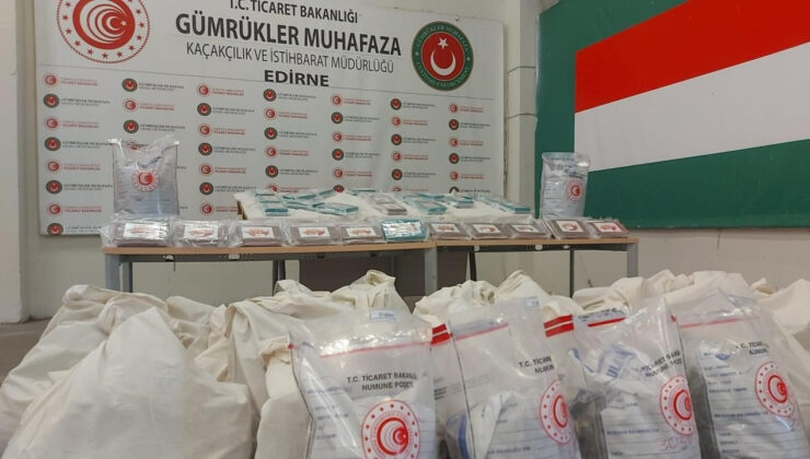 Kapıkule’de Peş Peşe Gelen Yaklaşık 300 Kilo Uyuşturucu Yakalandı