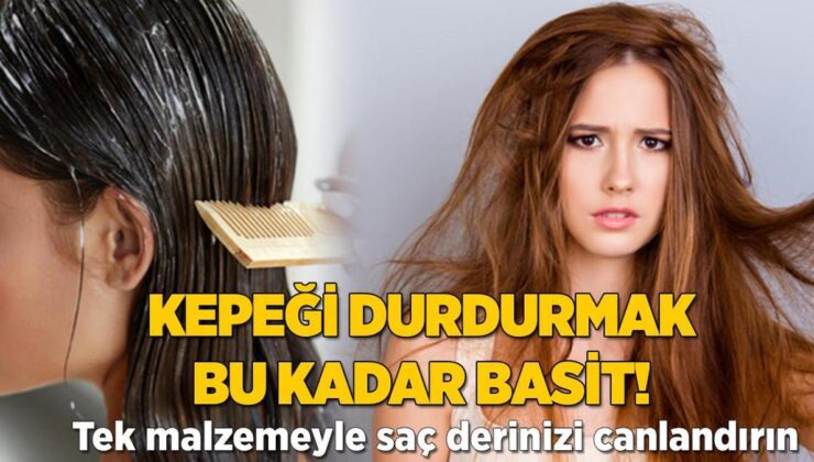 Kepeği Durdurmak Bu Kadar Basit! Tek Gereçle Saç Derisini Canlandırın