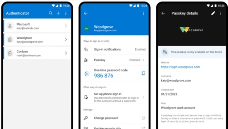 Microsoft Authenticator 3 Önemli Düzgünleştirme Alıyor