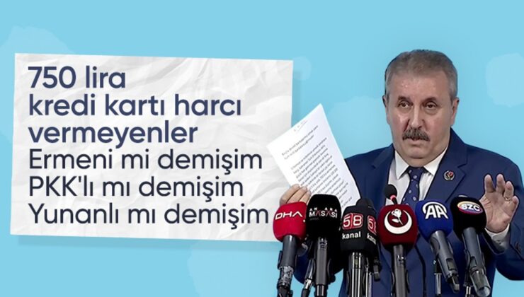 Mustafa Destici, Savunma Sanayii Fonu’yla İlgili Kelamlarıyla İlgili Konuştu: Böyle Sözlerim Yok