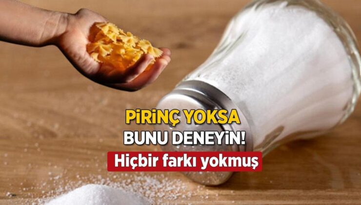 Pirinç Yoksa Bu Alternatif de Efsane! Tuzluğun İçine Biraz Serpin, Kupkuru Kalacak