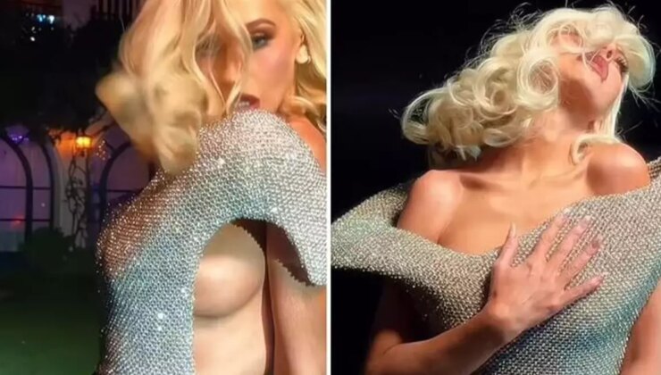 Pop Yıldızı Christina Aguilera, Marilyn Monroe Taklidi Yaparken Üzücü Frikik Verdi