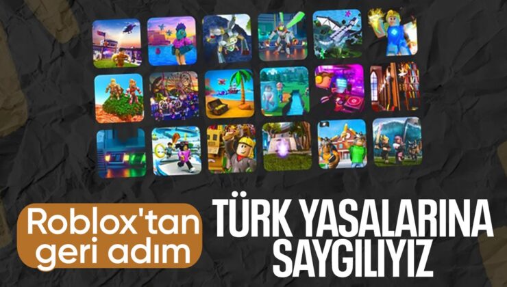 Roblox Geri Adım Attı: Türk Maddelerine Saygılıyız