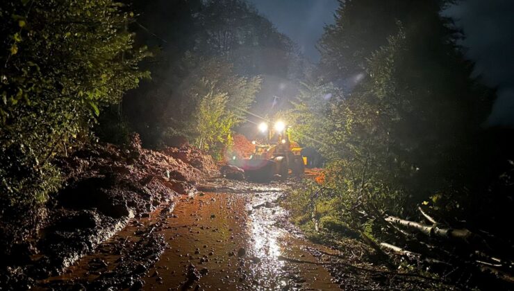 Şiddetli Yağışlar Rize’de Sel ve Heyelanlara Neden Oldu