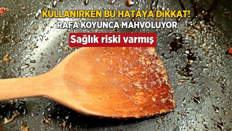 Soğan, Sarımsak Tahta Kaşıkları Mahvediyormuş! Kurutmadan Dizmeyin, Düzenli Yağlayın