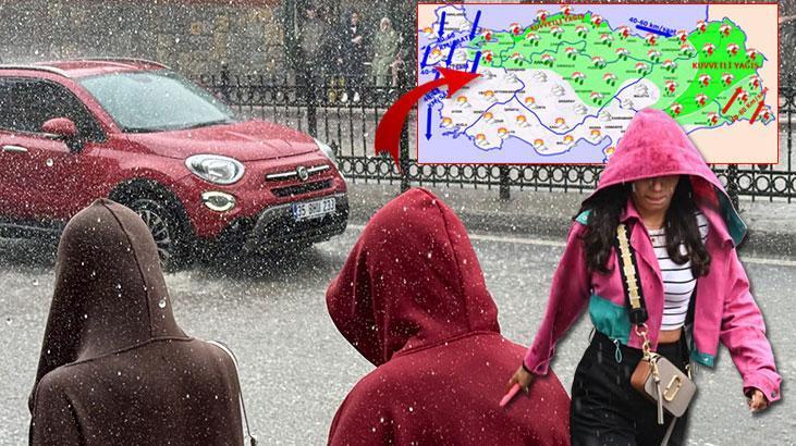 Son Dakika… Meteoroloji Yeni Haritayı Saat Saat Paylaştı! Bu Bölgelerde Kuvvetli Yağış Bekleniyor