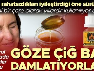 Sosyal Medyada Popüler Oldu: Göze Çiğ Bal Damlatıyorlar! Önemli Rahatsızlıkları Güzelleştirdiği Öne Sürülüyor | ‘Doğal Bir Çare Olarak Yıllardır Kullanılıyor Ama…’