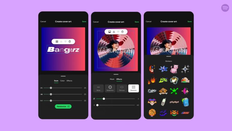 Spotify, Çalma Listeleri İçin Özel Kapak Resmi Oluşturmaya Olanak Tanıyor