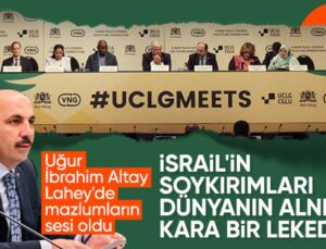 Ucgl Başkanı Uğur İbrahim Altay, Lahey’den Dünyaya Seslendi