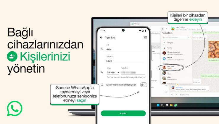 Whatsapp Herhangi Bir Aygıttan Kişi Eklemeyi ve Yönetmeyi Kolaylaştırıyor