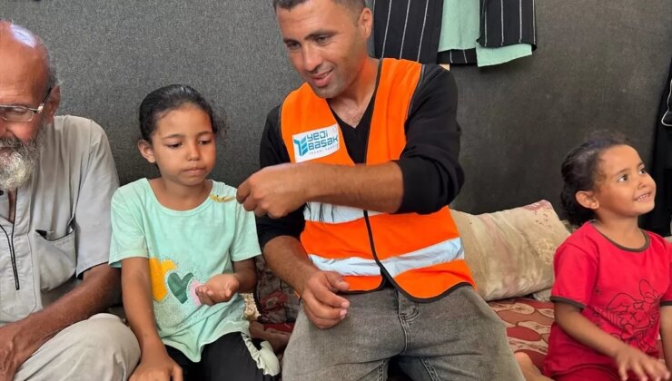 Yedi Başak İnsani Yardım Derneğinin Gazze’deki Yardım Faaliyetleri Sürüyor