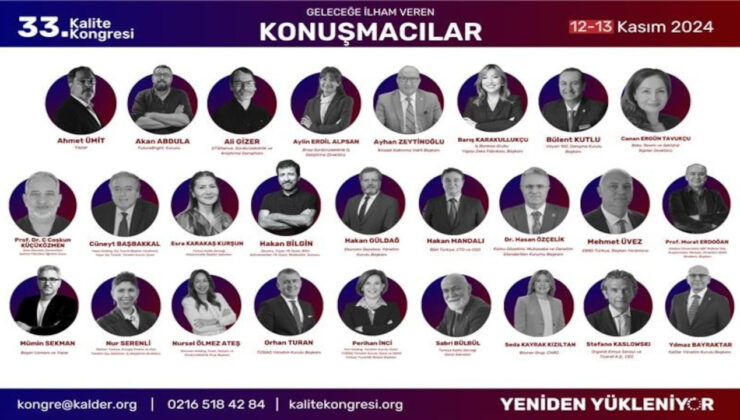 33. Kalite Kongresi: Kurallar Yeniden Yüklenecek