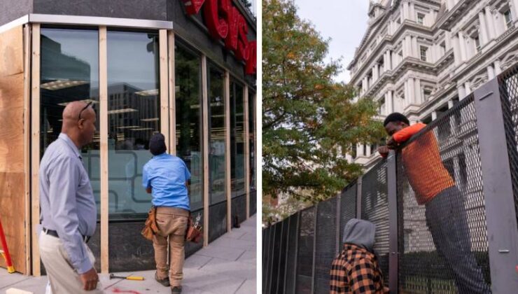 ABD’de Beyaz Saray Etrafına Güvenlik Bariyerleri Konuldu; Çekişmeli Eyaletlerde Yoğun Önlemler Alındı