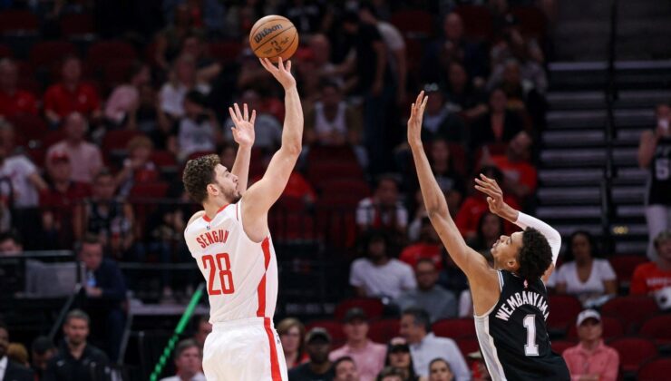 Alperen Şengün Atıyor Houston Rockets Kazanıyor