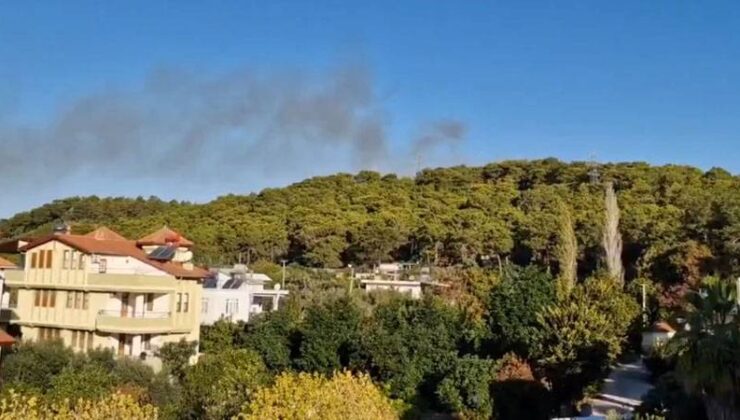 Antalya’da Hava Aracı Ormana Düştü; Yangın Çıktı